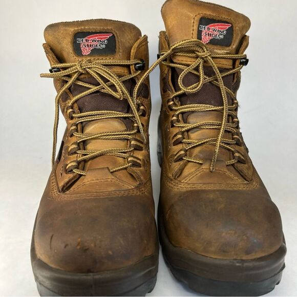 Red Wing 2327 Women Size 8.5D Brown Leather Safety Steel Toe Waterproof Boot - Picture 6 of 10